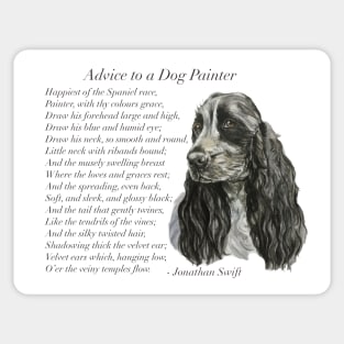 Spaniel Poem Sticker